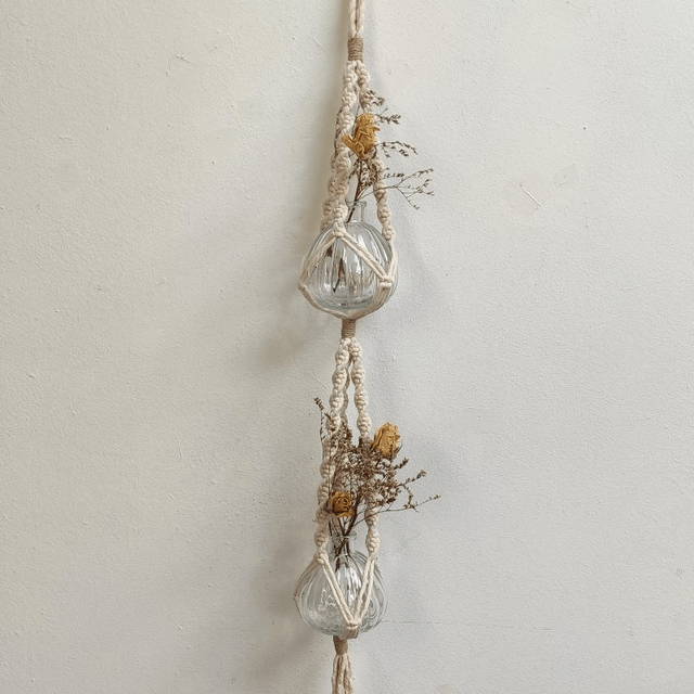 Porte-plante "torsade"